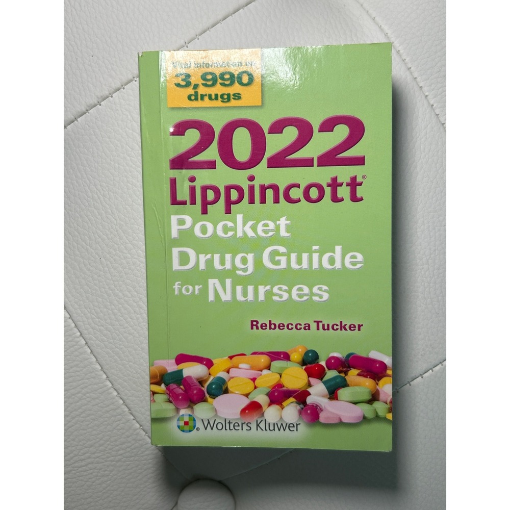Lippincott 2022 Pocket Drug Guide for Nurses Rebecca Tucker Paperback Reference